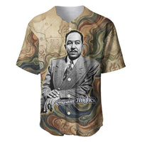 Langston Hughes Baseball Jersey My Soul Has Grown Deep Like the Rivers - Wonder Print Shop