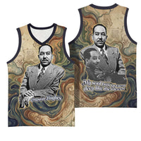 Langston Hughes Basketball Jersey My Soul Has Grown Deep Like the Rivers - Wonder Print Shop