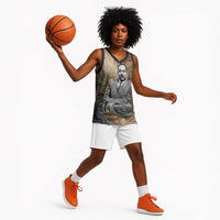 Langston Hughes Basketball Jersey My Soul Has Grown Deep Like the Rivers - Wonder Print Shop
