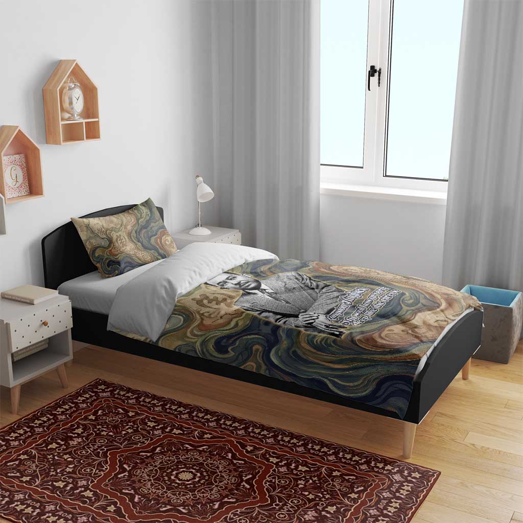 Langston Hughes Bedding Set My Soul Has Grown Deep Like the Rivers - Wonder Print Shop