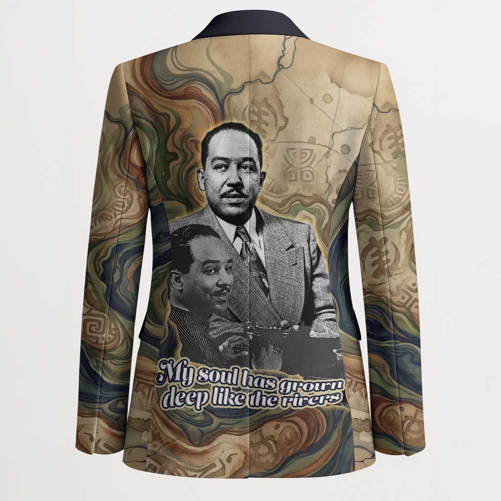 Langston Hughes Blazer My Soul Has Grown Deep Like the Rivers - Wonder Print Shop