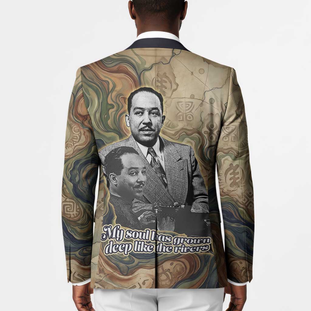 Langston Hughes Blazer My Soul Has Grown Deep Like the Rivers - Wonder Print Shop