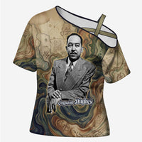 Langston Hughes Cross Shoulder Shirt My Soul Has Grown Deep Like the Rivers - Wonder Print Shop
