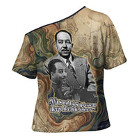 Langston Hughes Cross Shoulder Shirt My Soul Has Grown Deep Like the Rivers - Wonder Print Shop