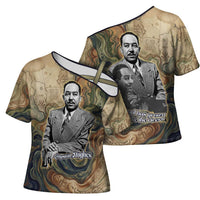 Langston Hughes Cross Shoulder Shirt My Soul Has Grown Deep Like the Rivers - Wonder Print Shop