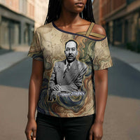 Langston Hughes Cross Shoulder Shirt My Soul Has Grown Deep Like the Rivers - Wonder Print Shop