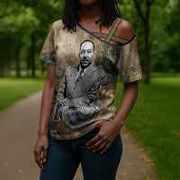 Langston Hughes Cross Shoulder Shirt My Soul Has Grown Deep Like the Rivers - Wonder Print Shop