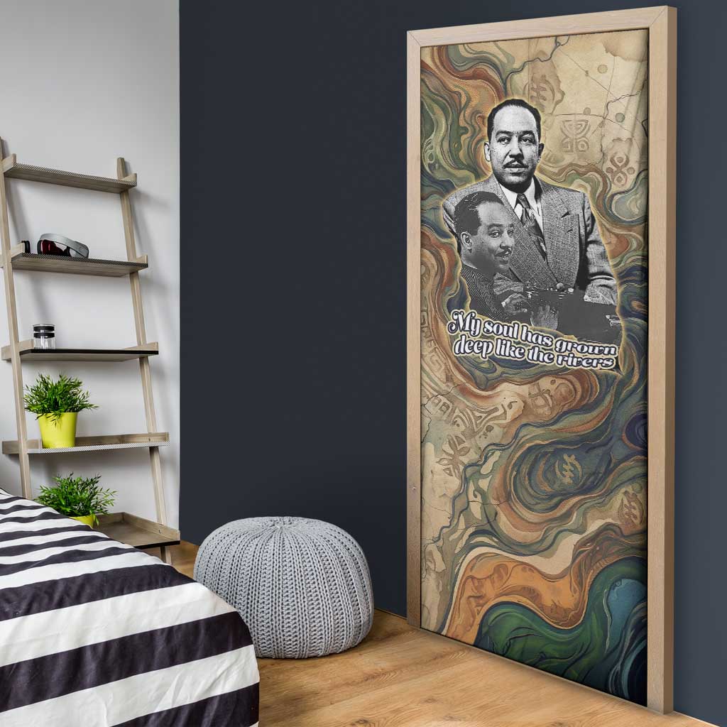 Langston Hughes Door Cover My Soul Has Grown Deep Like the Rivers - Wonder Print Shop