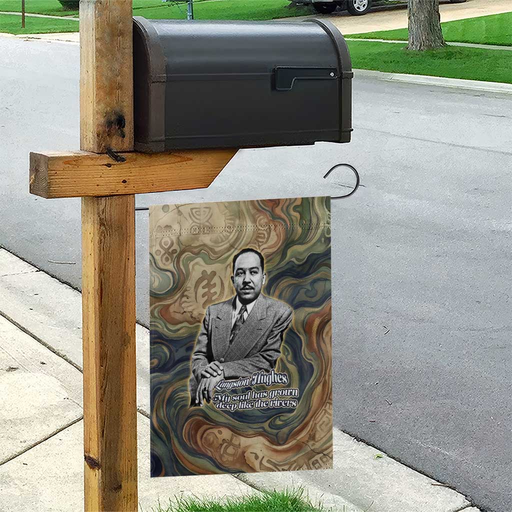 Langston Hughes Garden Flag My Soul Has Grown Deep Like the Rivers - Wonder Print Shop