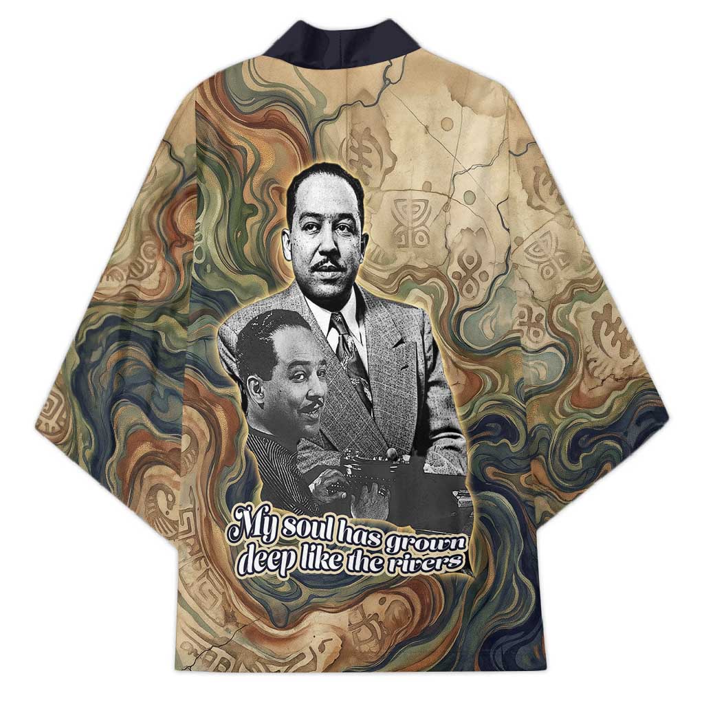 Langston Hughes Kimono My Soul Has Grown Deep Like the Rivers - Wonder Print Shop