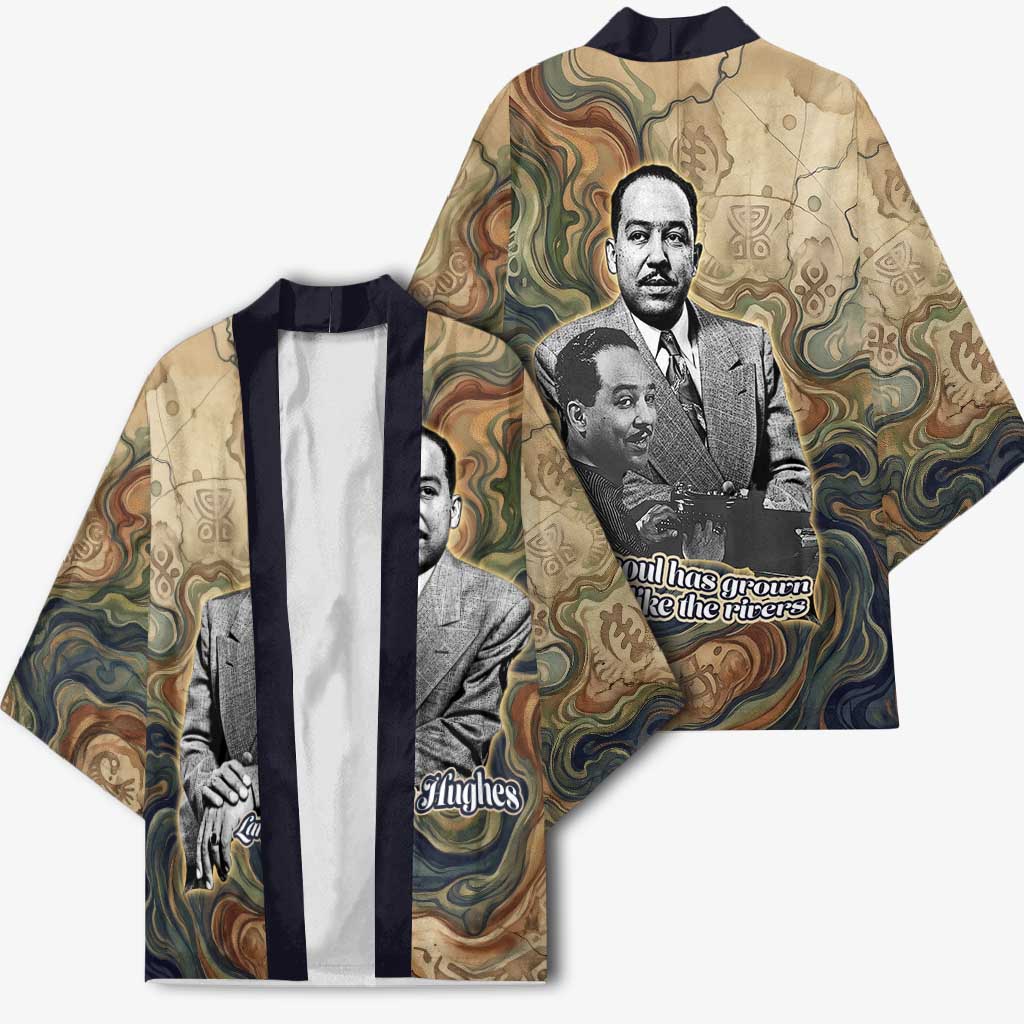 Langston Hughes Kimono My Soul Has Grown Deep Like the Rivers - Wonder Print Shop