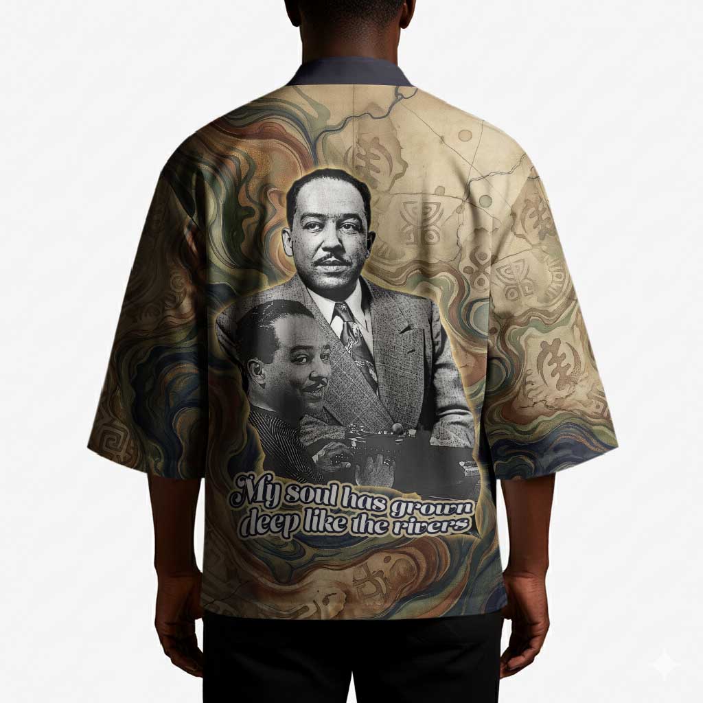 Langston Hughes Kimono My Soul Has Grown Deep Like the Rivers - Wonder Print Shop