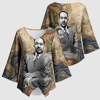 Langston Hughes Kimono Sleeve Blouse My Soul Has Grown Deep Like the Rivers - Wonder Print Shop