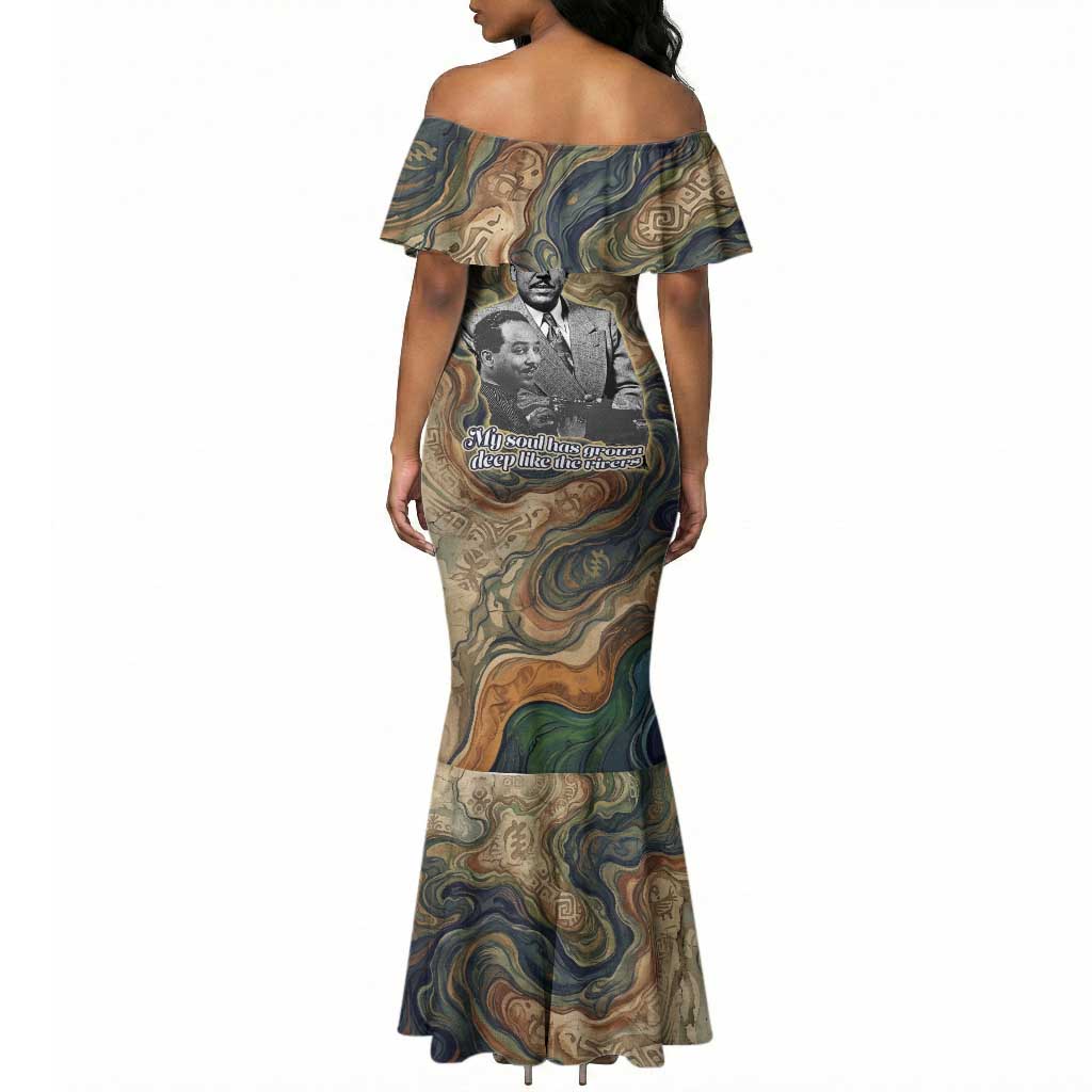 Langston Hughes Mermaid Dress My Soul Has Grown Deep Like the Rivers - Wonder Print Shop