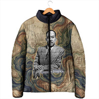 Langston Hughes Padded Jacket My Soul Has Grown Deep Like the Rivers - Wonder Print Shop