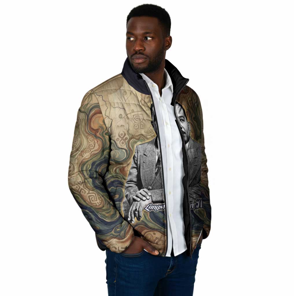 Langston Hughes Padded Jacket My Soul Has Grown Deep Like the Rivers - Wonder Print Shop