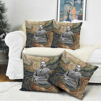 Langston Hughes Pillow Cover My Soul Has Grown Deep Like the Rivers - Wonder Print Shop