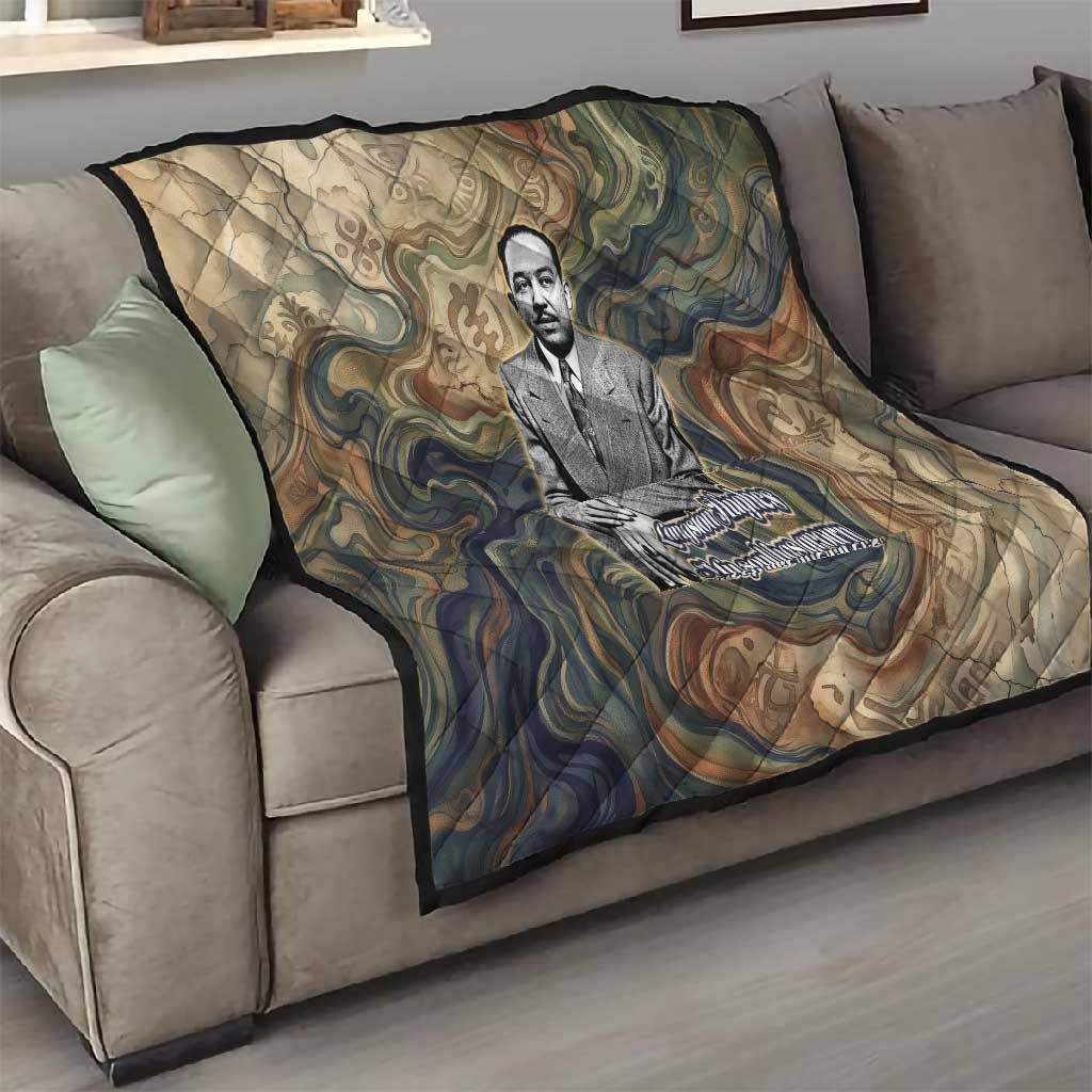 Langston Hughes Quilt My Soul Has Grown Deep Like the Rivers - Wonder Print Shop