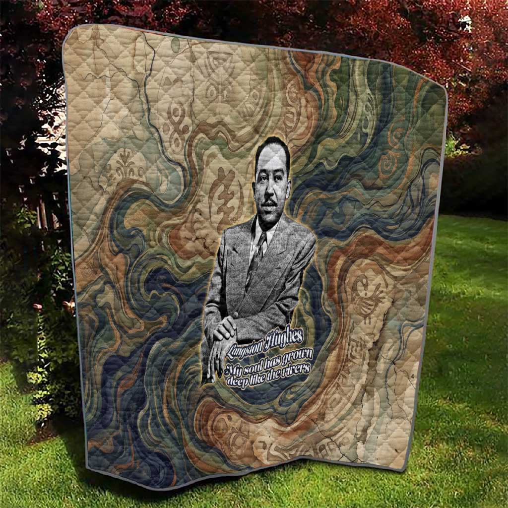 Langston Hughes Quilt My Soul Has Grown Deep Like the Rivers - Wonder Print Shop