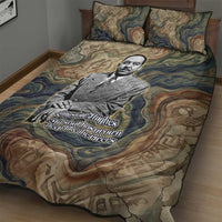 Langston Hughes Quilt Bed Set My Soul Has Grown Deep Like the Rivers - Wonder Print Shop
