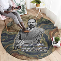 Langston Hughes Round Carpet My Soul Has Grown Deep Like the Rivers - Wonder Print Shop