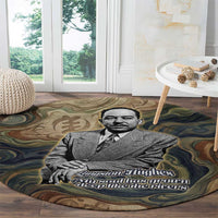 Langston Hughes Round Carpet My Soul Has Grown Deep Like the Rivers - Wonder Print Shop