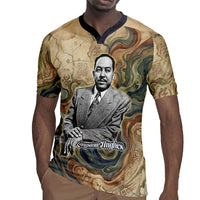 Langston Hughes Rugby Jersey My Soul Has Grown Deep Like the Rivers - Wonder Print Shop