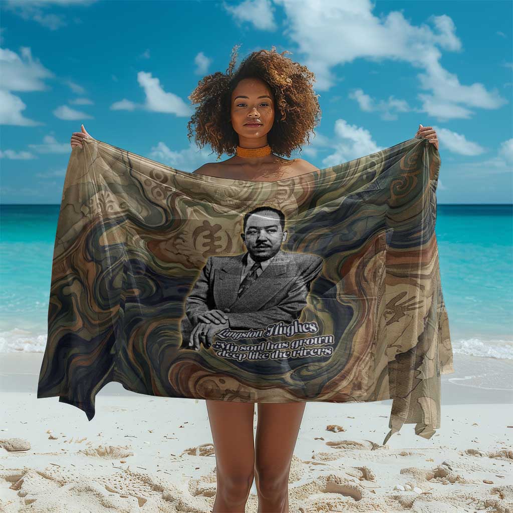 Langston Hughes Sarong My Soul Has Grown Deep Like the Rivers - Wonder Print Shop