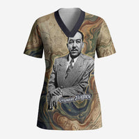 Langston Hughes Scrub Top My Soul Has Grown Deep Like the Rivers - Wonder Print Shop