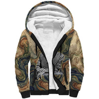 Langston Hughes Sherpa Hoodie My Soul Has Grown Deep Like the Rivers - Wonder Print Shop