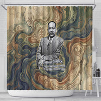 Langston Hughes Shower Curtain My Soul Has Grown Deep Like the Rivers - Wonder Print Shop
