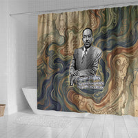 Langston Hughes Shower Curtain My Soul Has Grown Deep Like the Rivers - Wonder Print Shop