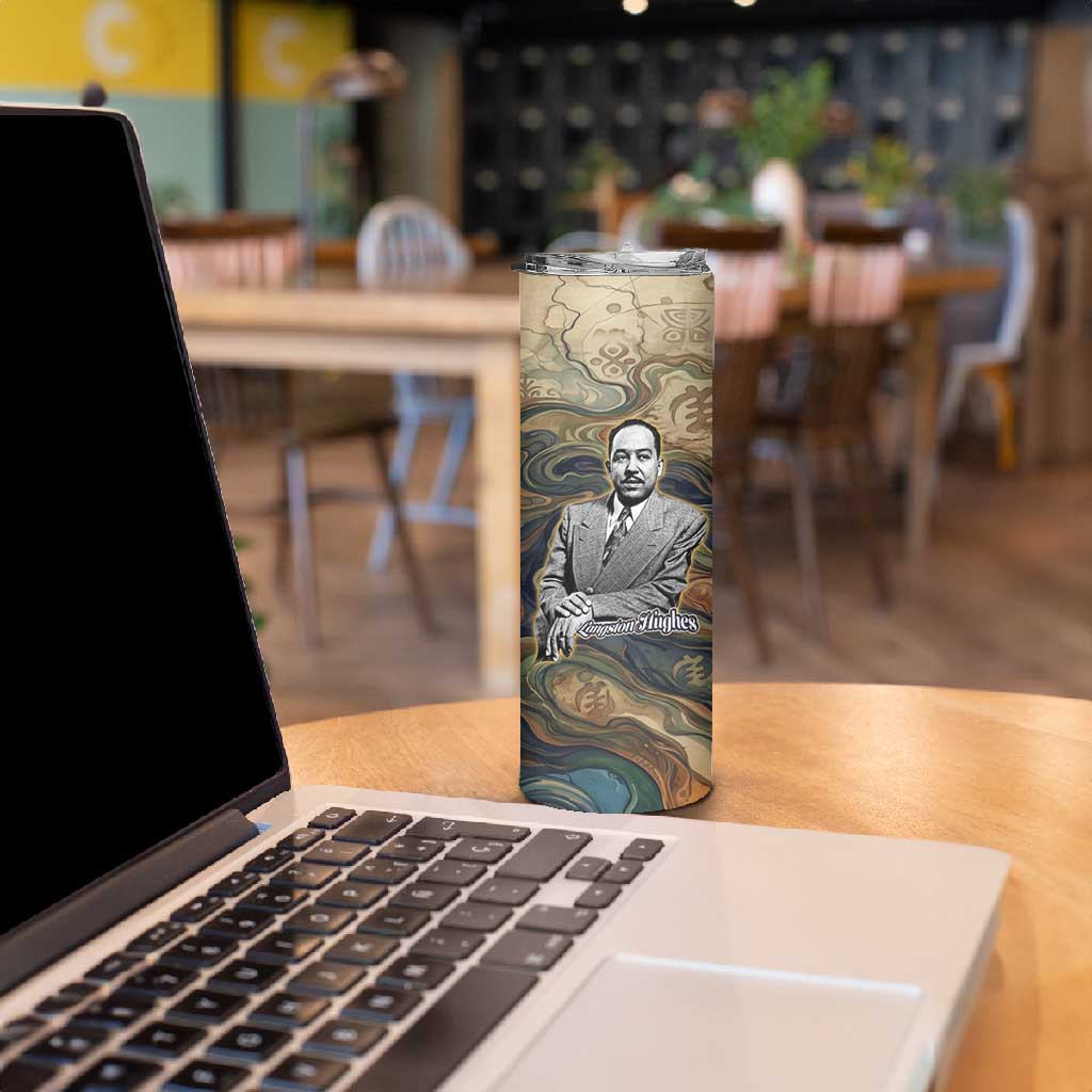 Langston Hughes Skinny Tumbler My Soul Has Grown Deep Like the Rivers - Wonder Print Shop