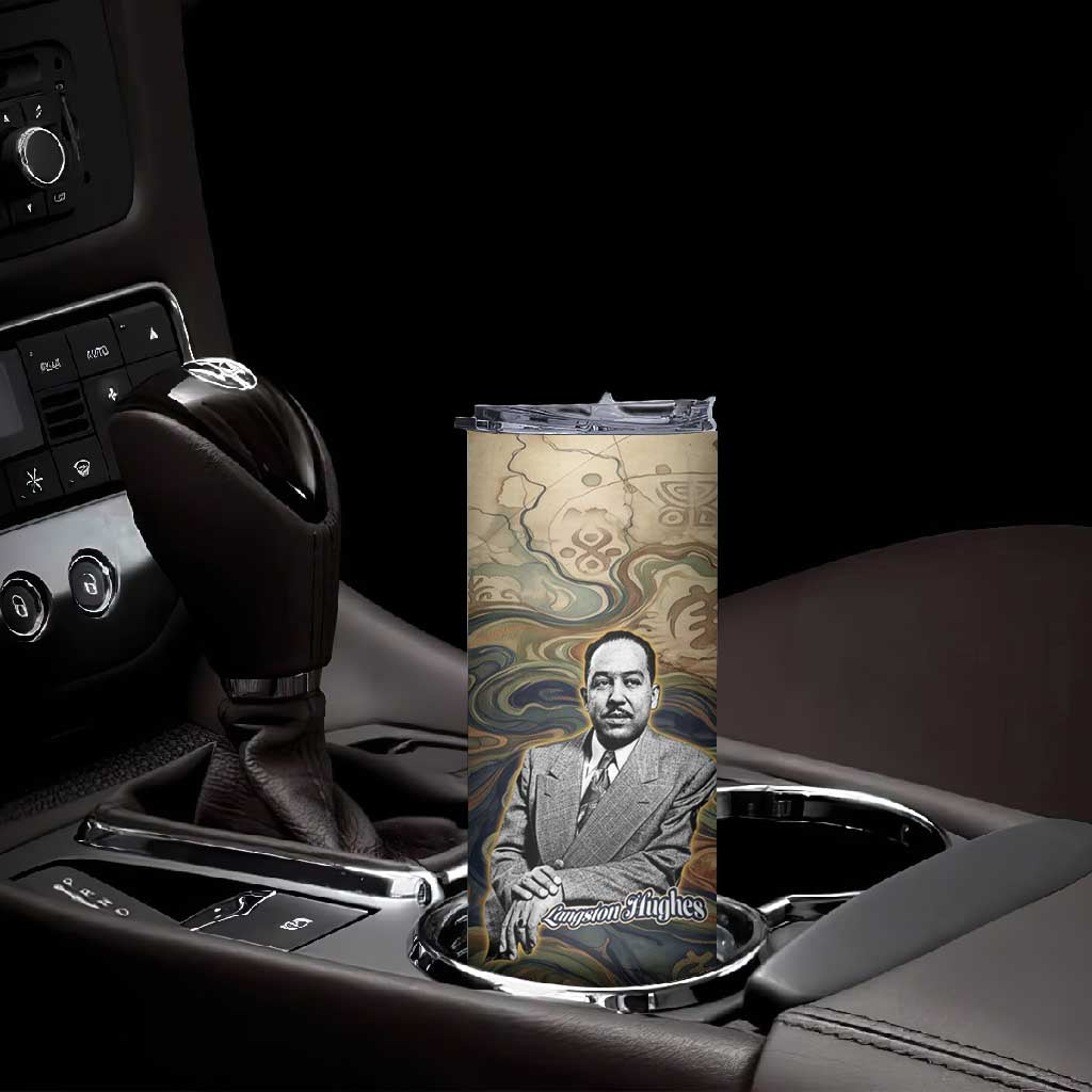 Langston Hughes Skinny Tumbler My Soul Has Grown Deep Like the Rivers - Wonder Print Shop