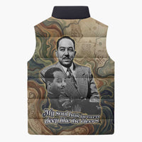 Langston Hughes Sleeveless Puffer Jacket My Soul Has Grown Deep Like the Rivers - Wonder Print Shop