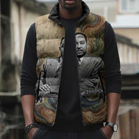 Langston Hughes Sleeveless Puffer Jacket My Soul Has Grown Deep Like the Rivers - Wonder Print Shop