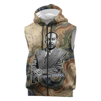 Langston Hughes Sleeveless Zip Hoodie My Soul Has Grown Deep Like the Rivers - Wonder Print Shop