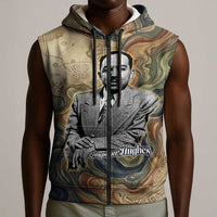 Langston Hughes Sleeveless Zip Hoodie My Soul Has Grown Deep Like the Rivers - Wonder Print Shop