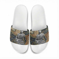 Langston Hughes Slide Sandals My Soul Has Grown Deep Like the Rivers - Wonder Print Shop