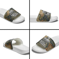 Langston Hughes Slide Sandals My Soul Has Grown Deep Like the Rivers - Wonder Print Shop