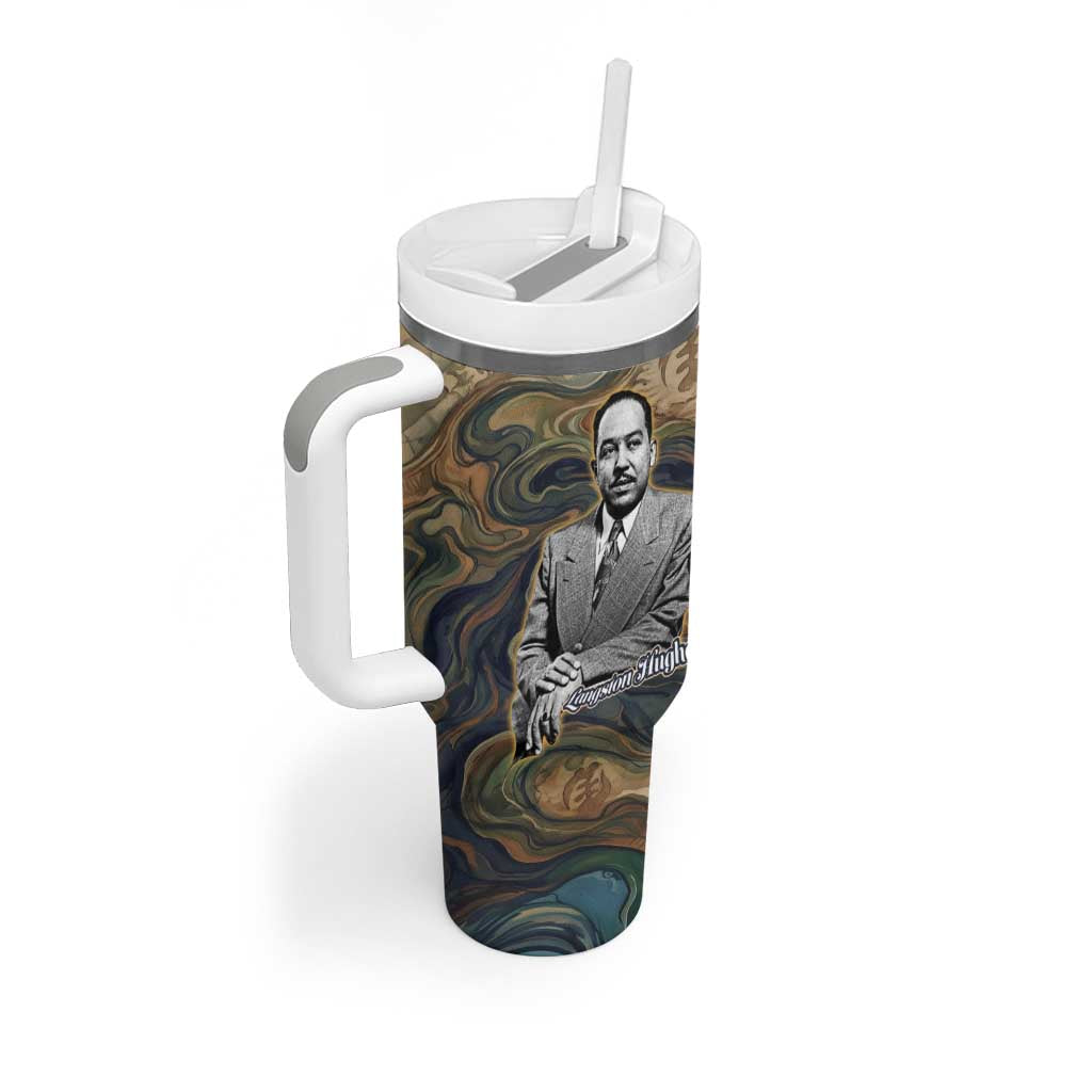 Langston Hughes Tumbler With Handle My Soul Has Grown Deep Like the Rivers - Wonder Print Shop