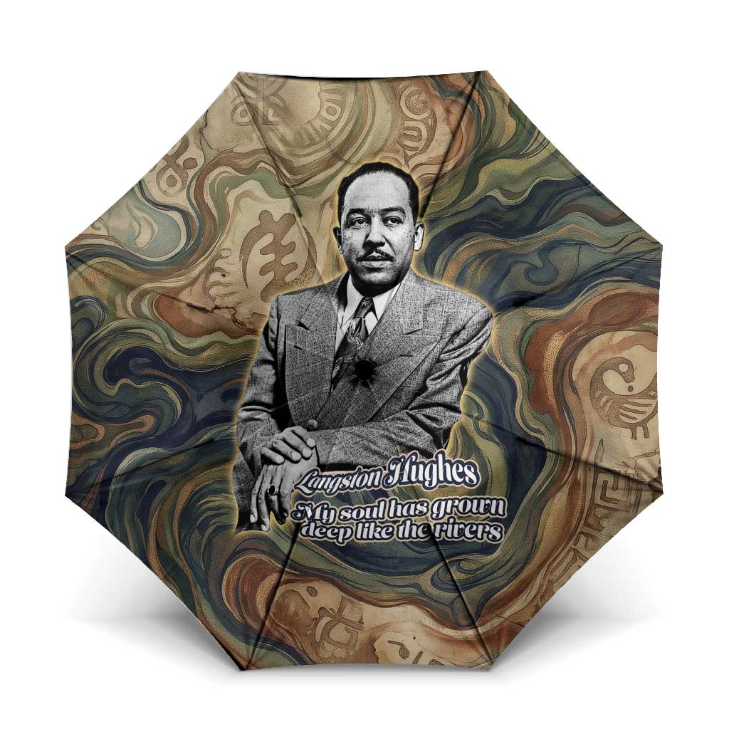 Langston Hughes Umbrella My Soul Has Grown Deep Like the Rivers - Wonder Print Shop
