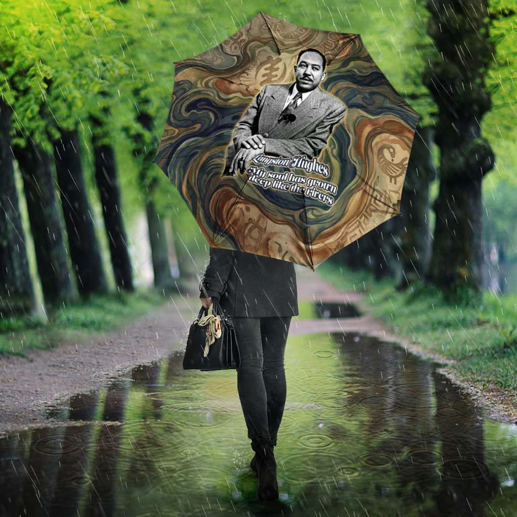 Langston Hughes Umbrella My Soul Has Grown Deep Like the Rivers - Wonder Print Shop