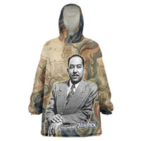 Langston Hughes Wearable Blanket Hoodie My Soul Has Grown Deep Like the Rivers - Wonder Print Shop