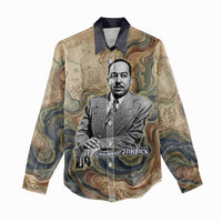 Langston Hughes Women Casual Shirt My Soul Has Grown Deep Like the Rivers - Wonder Print Shop