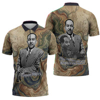Langston Hughes Zipper Polo Shirt My Soul Has Grown Deep Like the Rivers - Wonder Print Shop