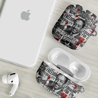 Langston Hughes AirPods Case Urban Brick Wall Design with Protest Art and Poetry Powerful Quotes - Wonder Print Shop