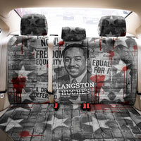 Langston Hughes Back Car Seat Cover Urban Brick Wall Design with Protest Art and Poetry Powerful Quotes - Wonder Print Shop