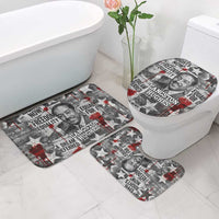 Langston Hughes Bathroom Set Urban Brick Wall Design with Protest Art and Poetry Powerful Quotes - Wonder Print Shop