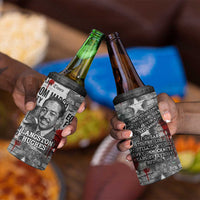 Langston Hughes 4 in 1 Can Cooler Tumbler Urban Brick Wall Design with Protest Art and Poetry Powerful Quotes - Wonder Print Shop